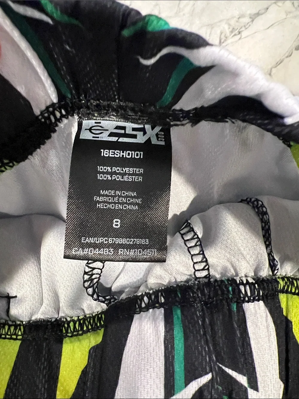 Black Neon Gaming Athletic Shorts